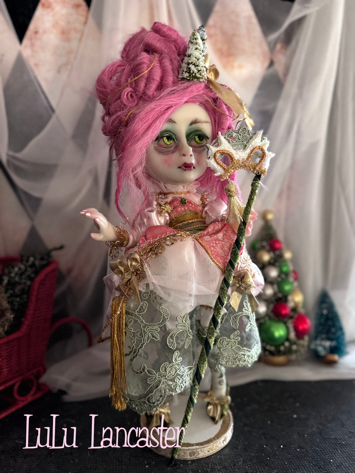 Alouette BonBon Holiday masquerade Vamire Original LuLu Lancaster Art Doll
