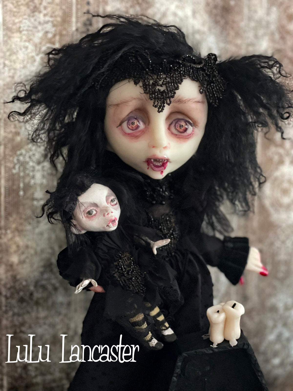 Alvira Gothic Vampire Original LuLu Lancaster Art Dolls