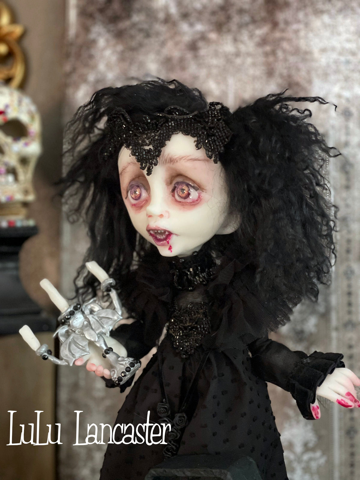 Alvira Gothic Vampire Original LuLu Lancaster Art Dolls