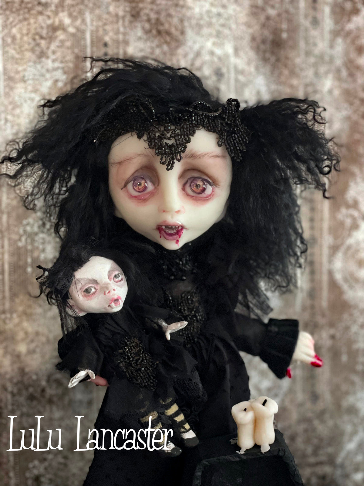 Alvira Gothic Vampire Original LuLu Lancaster Art Dolls