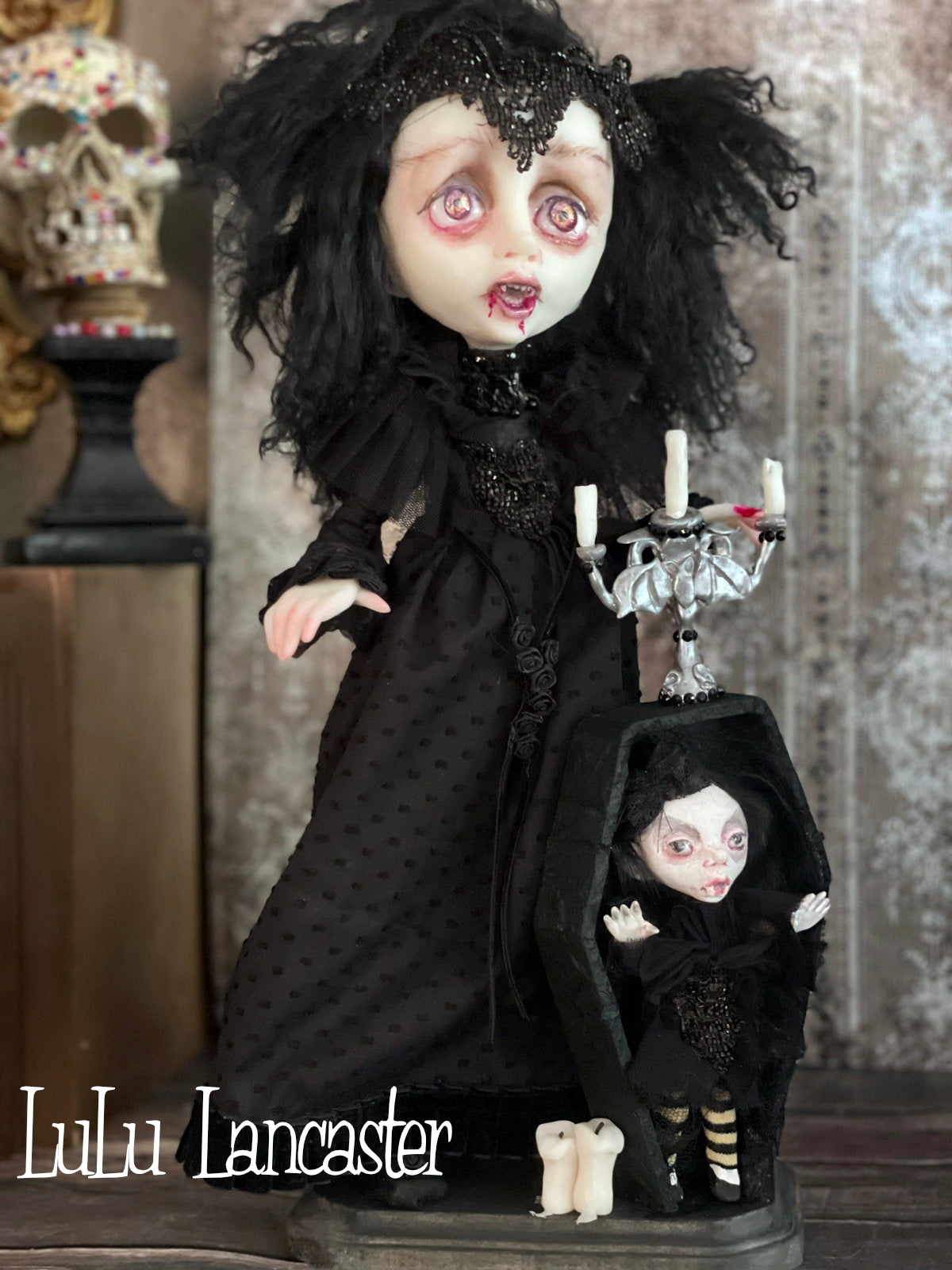 Alvira Gothic Vampire Original LuLu Lancaster Art Dolls