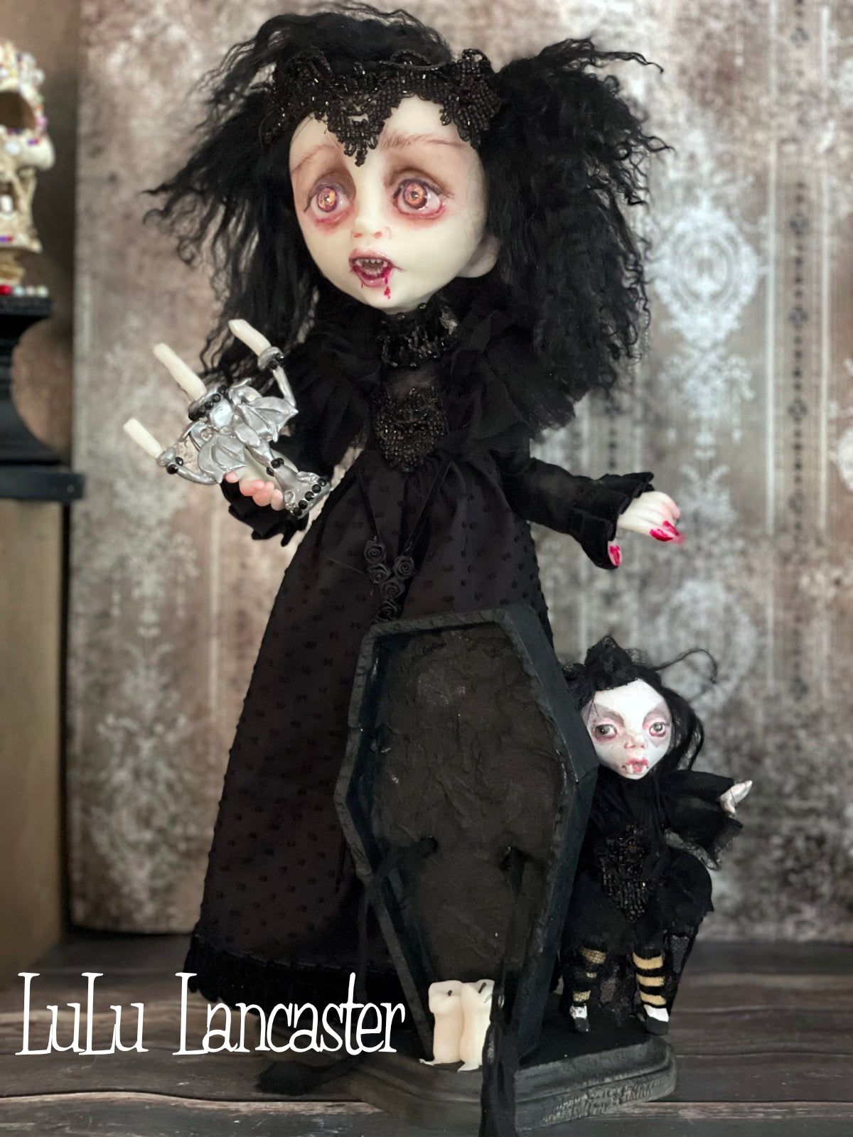 Alvira Gothic Vampire Original LuLu Lancaster Art Dolls