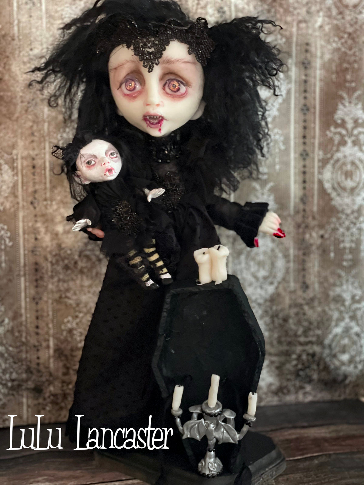 Alvira Gothic Vampire Original LuLu Lancaster Art Dolls