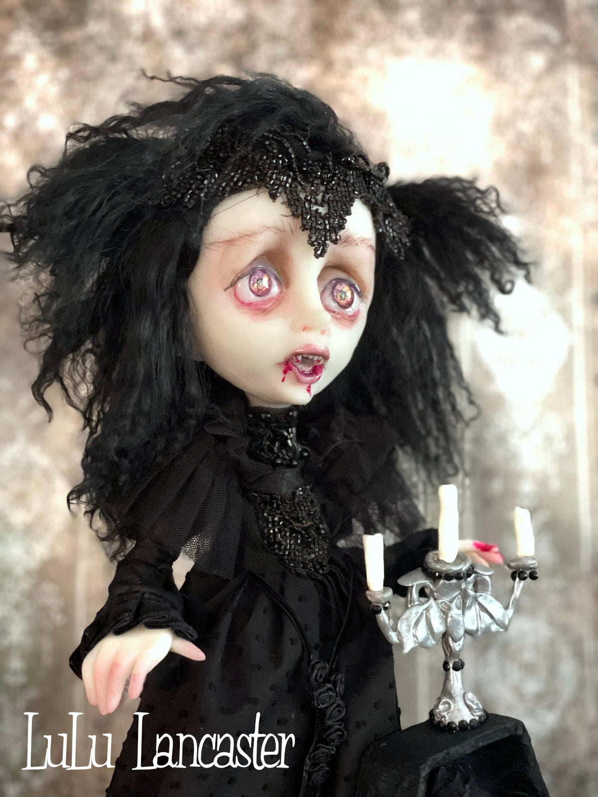 Alvira Gothic Vampire Original LuLu Lancaster Art Dolls