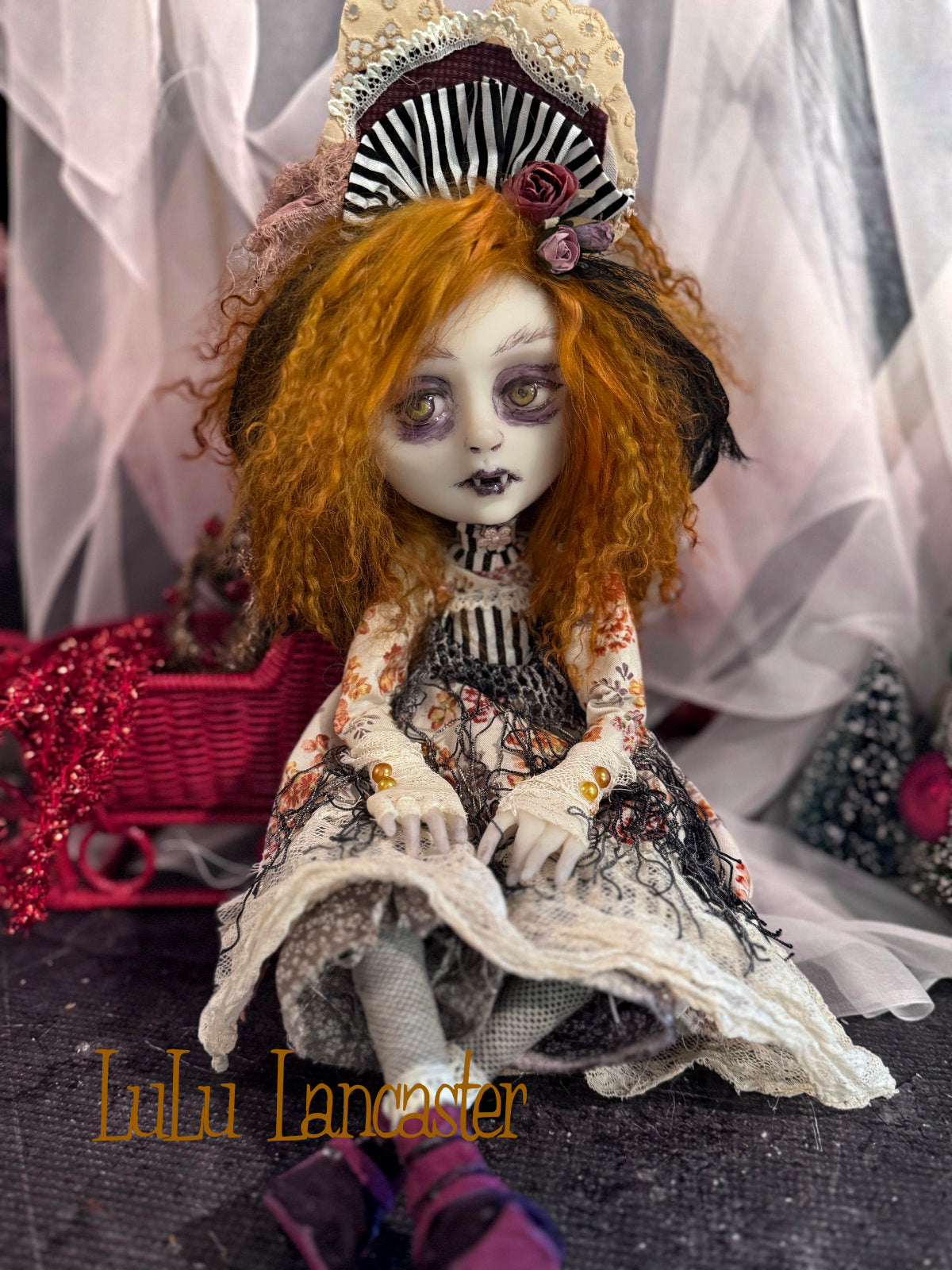 Andrada the winter Vampire Original LuLu Lancaster Art Doll