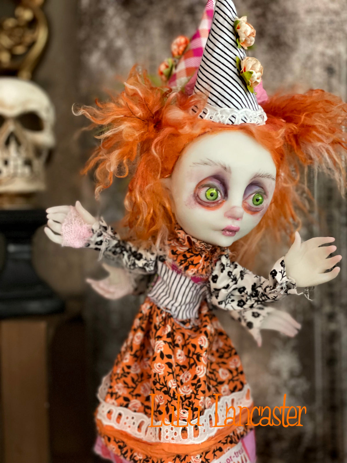 Batty Beth Conjoined Halloween Twins Original LuLu Lancaster Art Doll