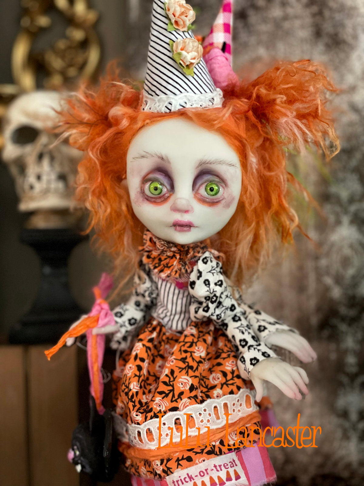 Batty Beth Conjoined Halloween Twins Original LuLu Lancaster Art Doll