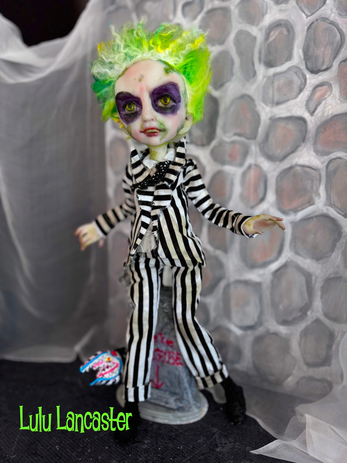 BeetleJuice Original LuLu Lancaster Art Doll