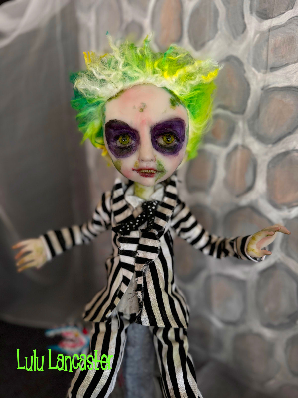 BeetleJuice Original LuLu Lancaster Art Doll