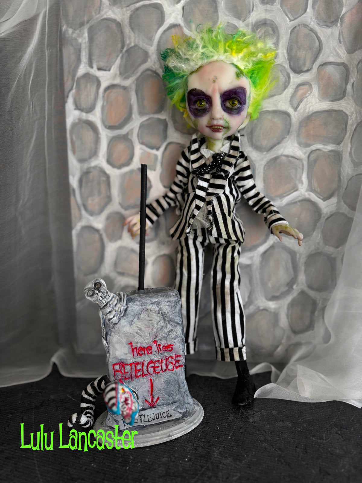 BeetleJuice Original LuLu Lancaster Art Doll