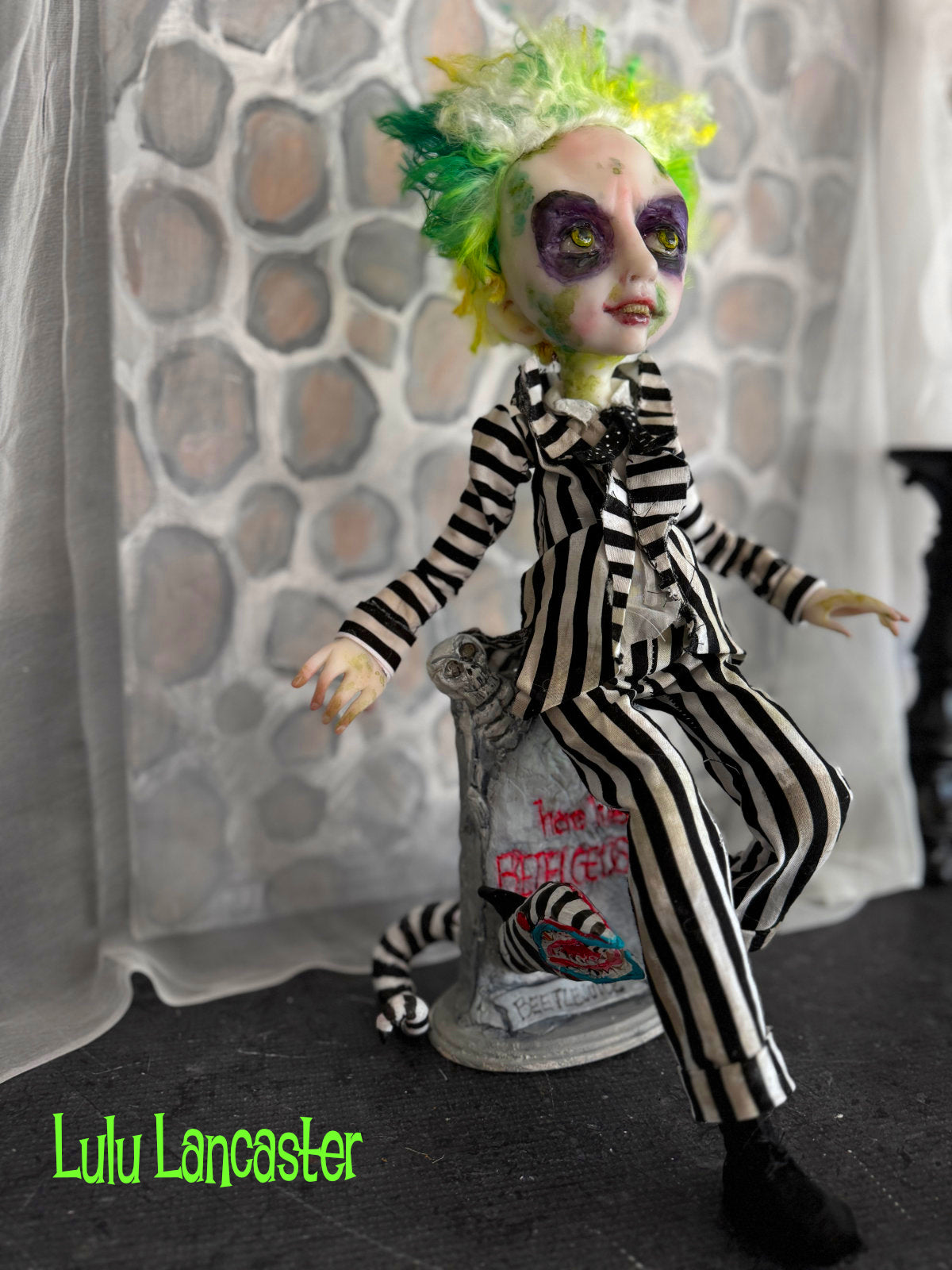 BeetleJuice Original LuLu Lancaster Art Doll