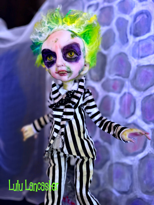 BeetleJuice Original LuLu Lancaster Art Doll