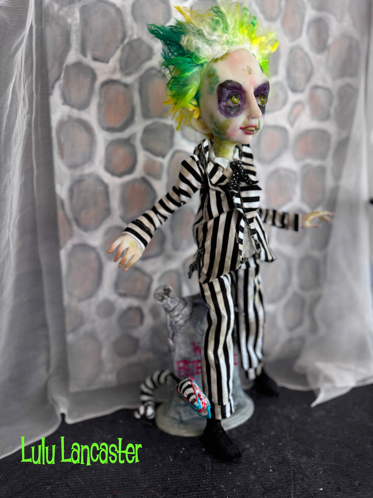 BeetleJuice Original LuLu Lancaster Art Doll