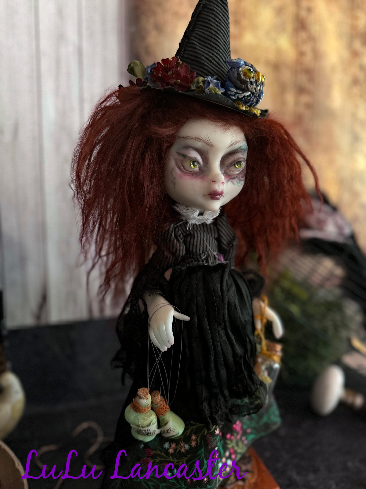 BellaDonna the Botanist mini Witchy Original LuLu Lancaster Art Doll