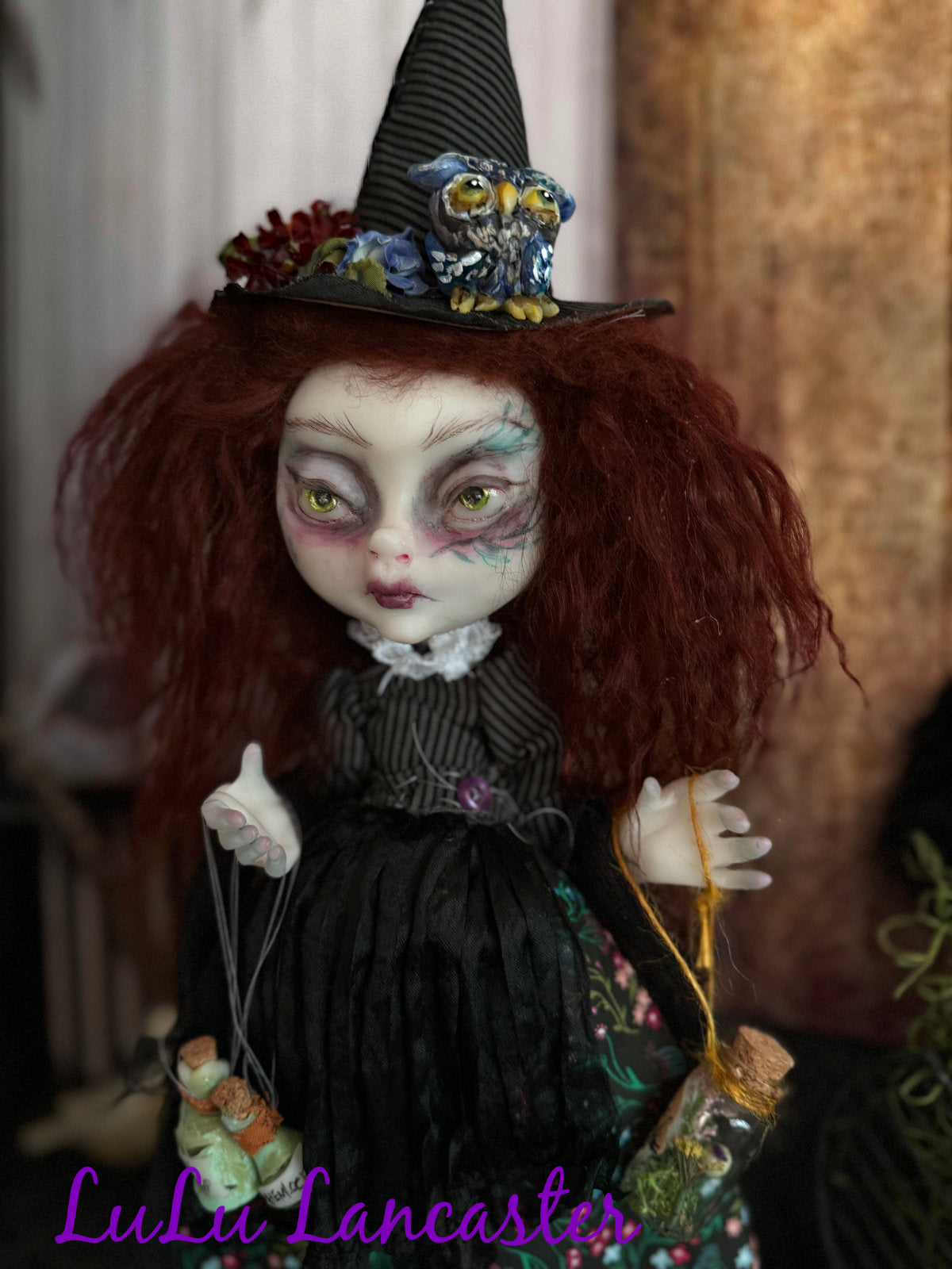 BellaDonna the Botanist mini Witchy Original LuLu Lancaster Art Doll