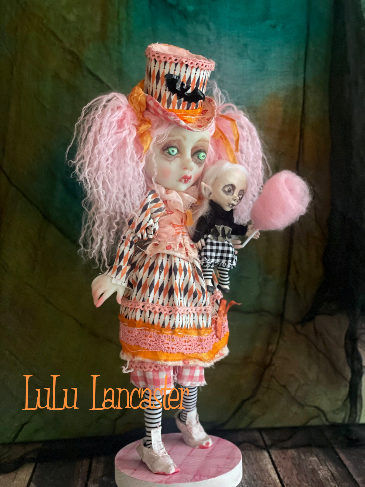 Bevin the biter Vampire Halloween Original LuLu Lancaster Art Doll