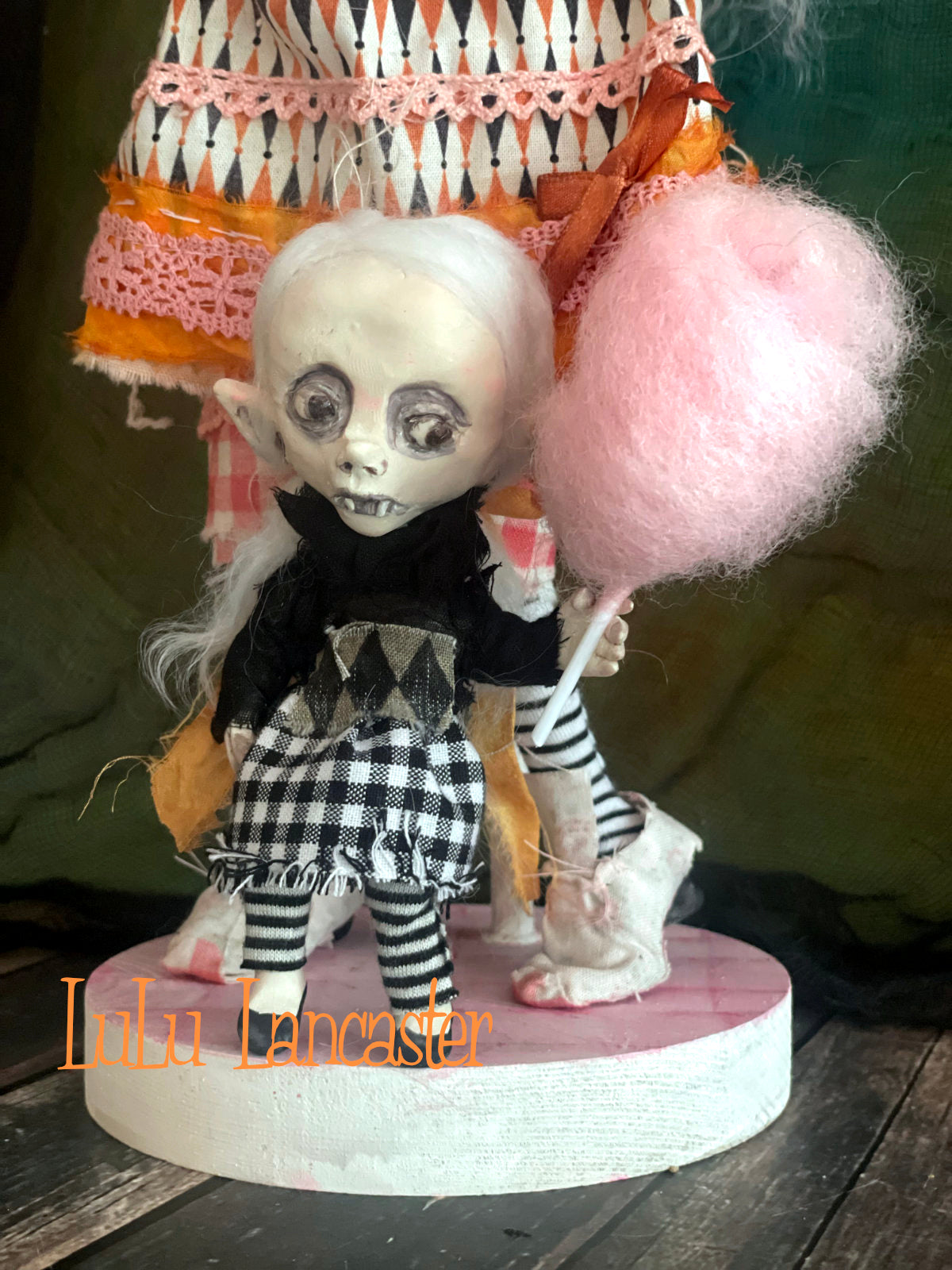 Bevin the biter Vampire Halloween Original LuLu Lancaster Art Doll