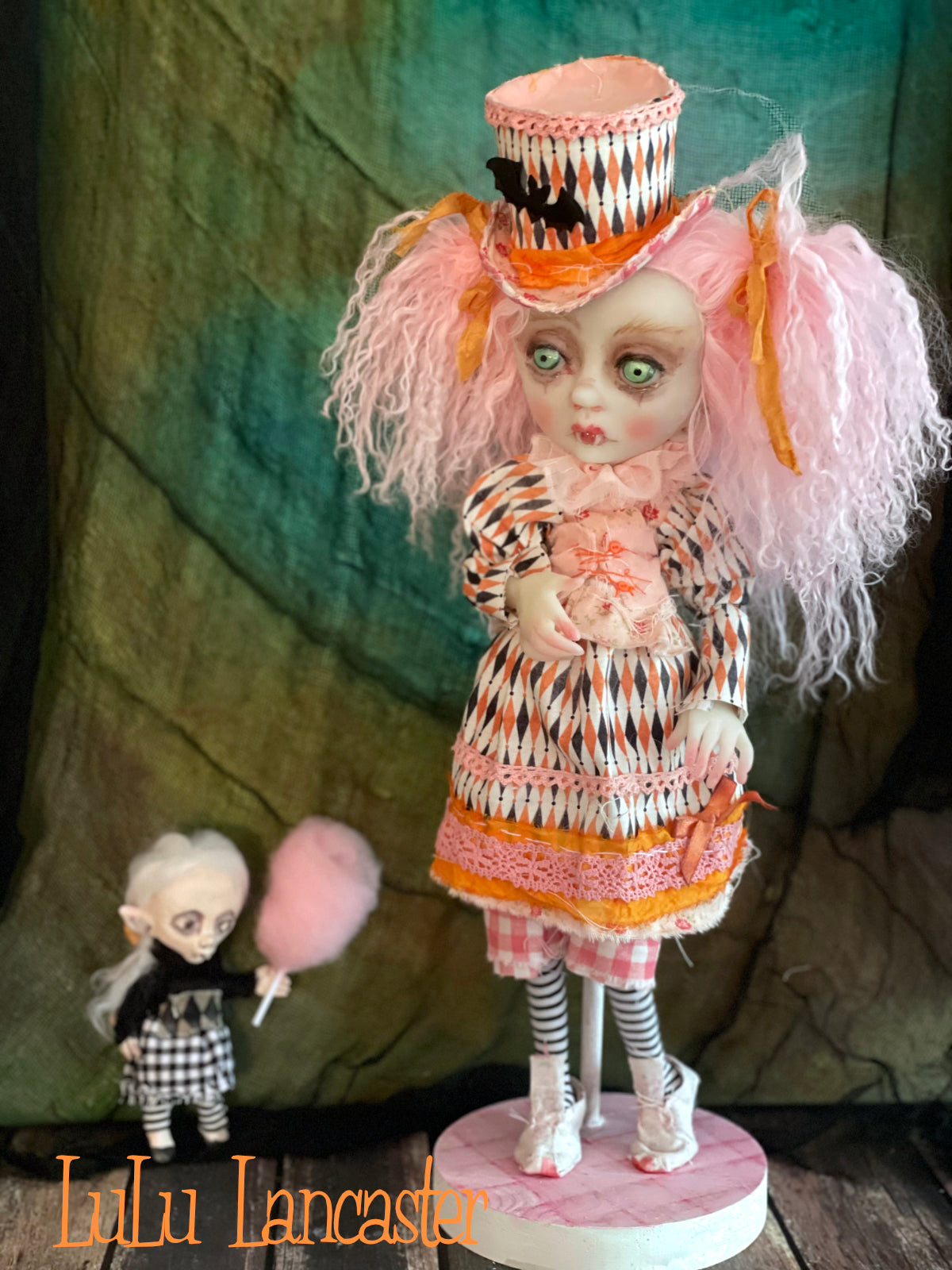 Bevin the biter Vampire Halloween Original LuLu Lancaster Art Doll