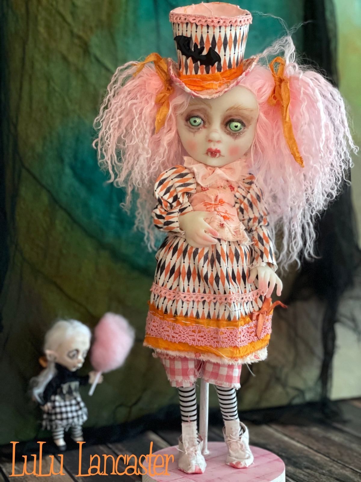 Bevin the biter Vampire Halloween Original LuLu Lancaster Art Doll