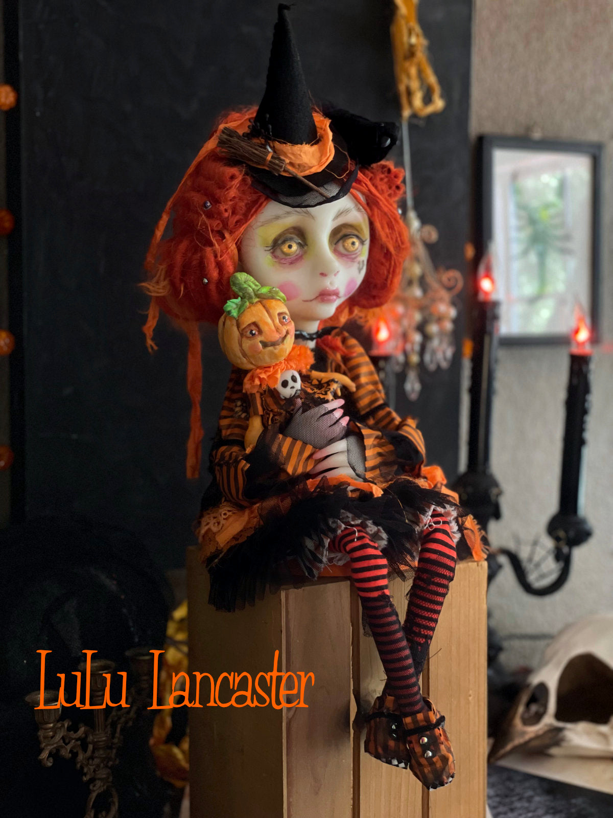 Bezzie Rococo Halloween Witch  Original LuLu Lancaster Art Dolls