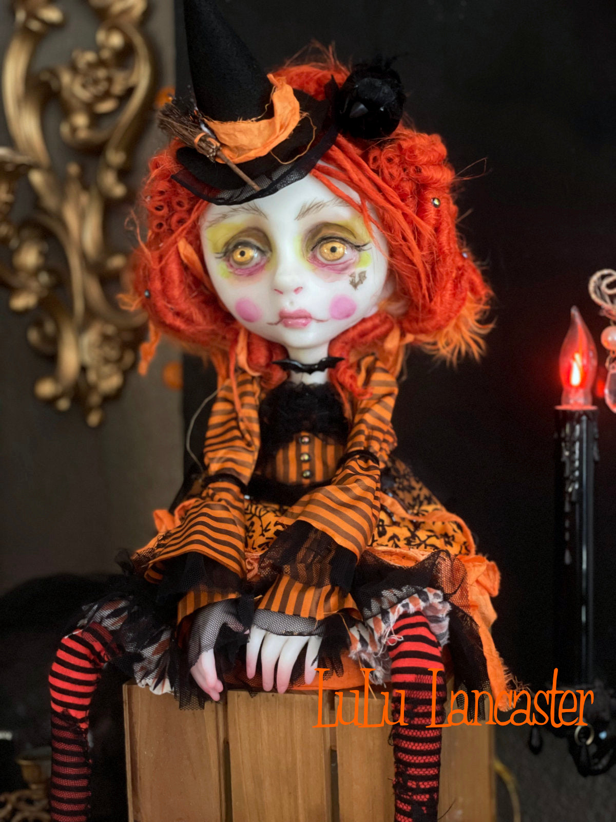 Bezzie Rococo Halloween Witch  Original LuLu Lancaster Art Dolls