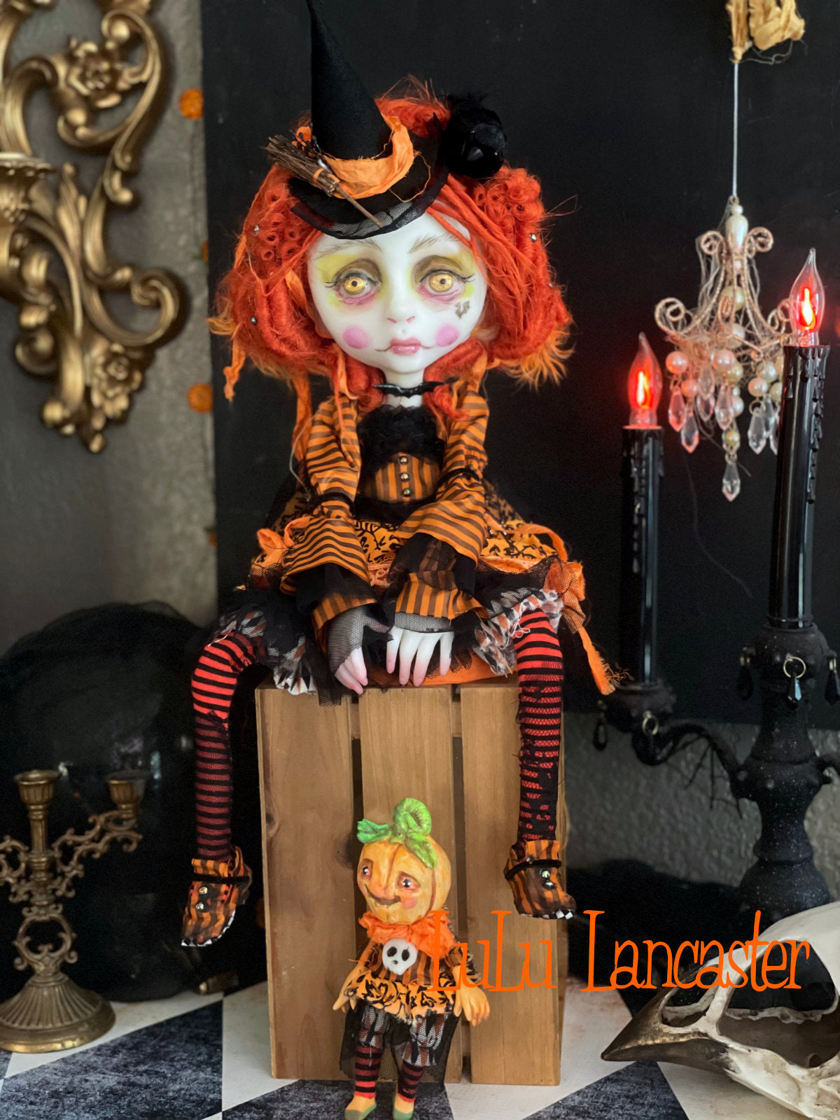 Bezzie Rococo Halloween Witch  Original LuLu Lancaster Art Dolls