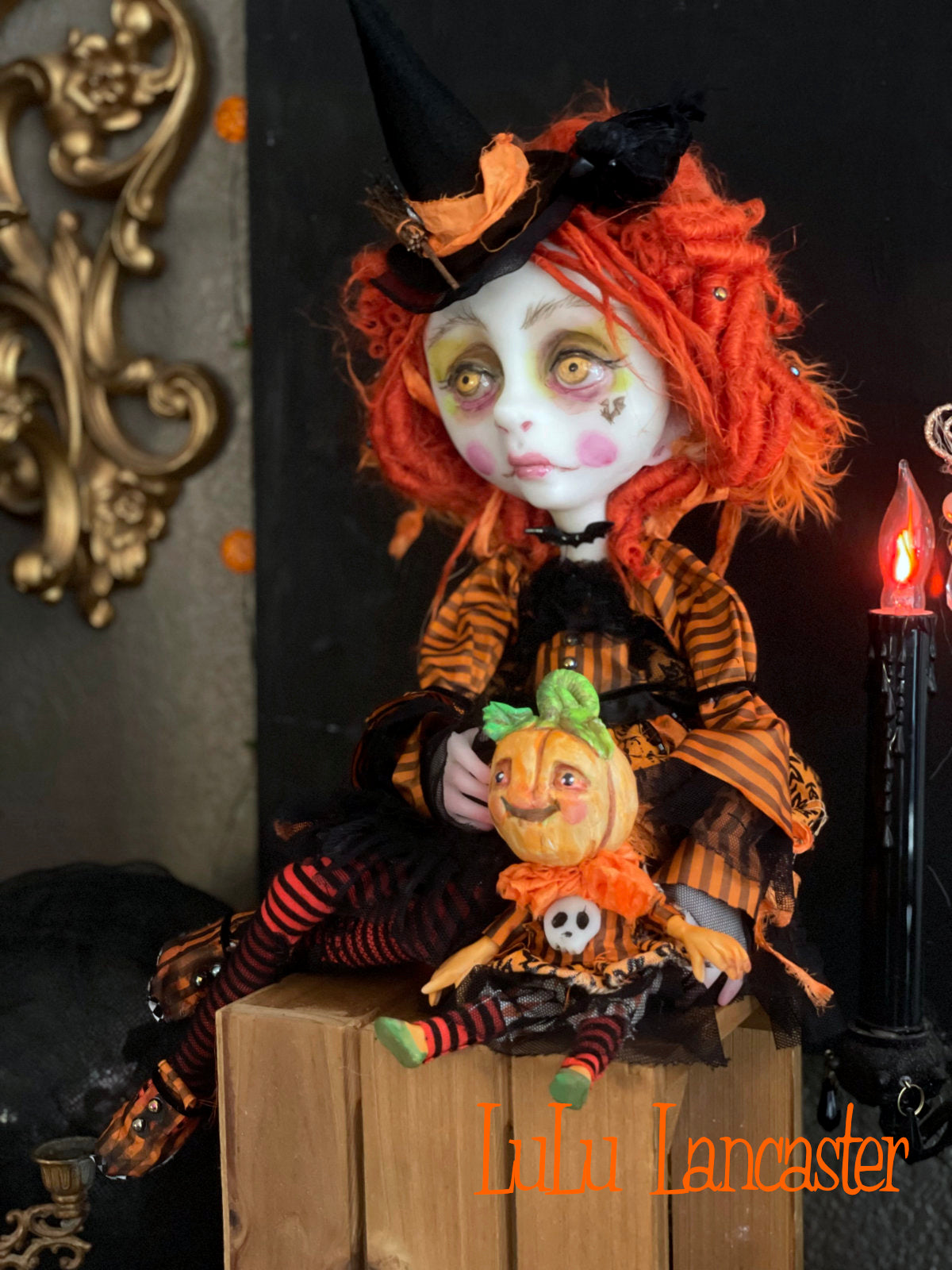 Bezzie Rococo Halloween Witch  Original LuLu Lancaster Art Dolls