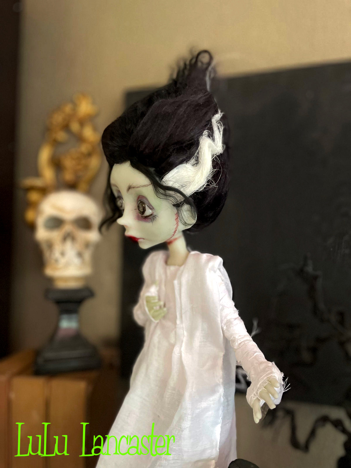 The Bride Original LuLu Lancaster Halloween Art Doll