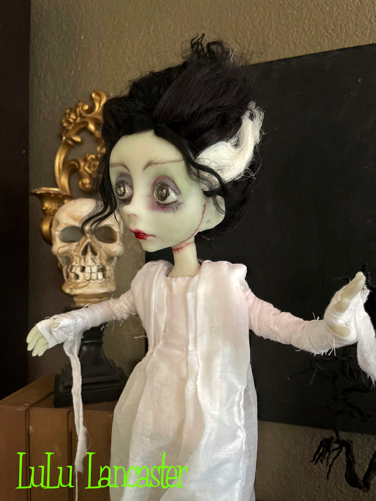The Bride Original LuLu Lancaster Halloween Art Doll