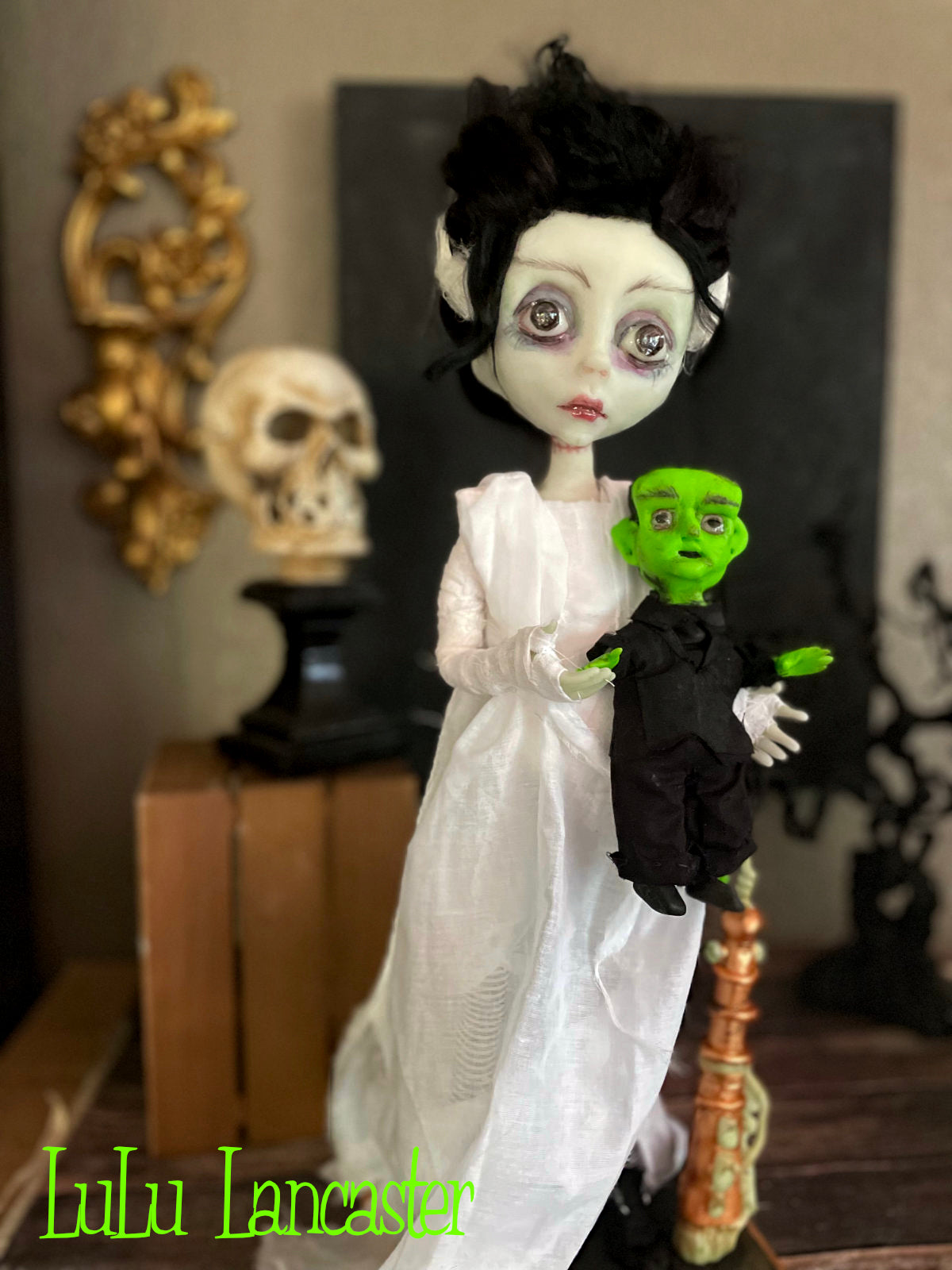 The Bride Original LuLu Lancaster Halloween Art Doll