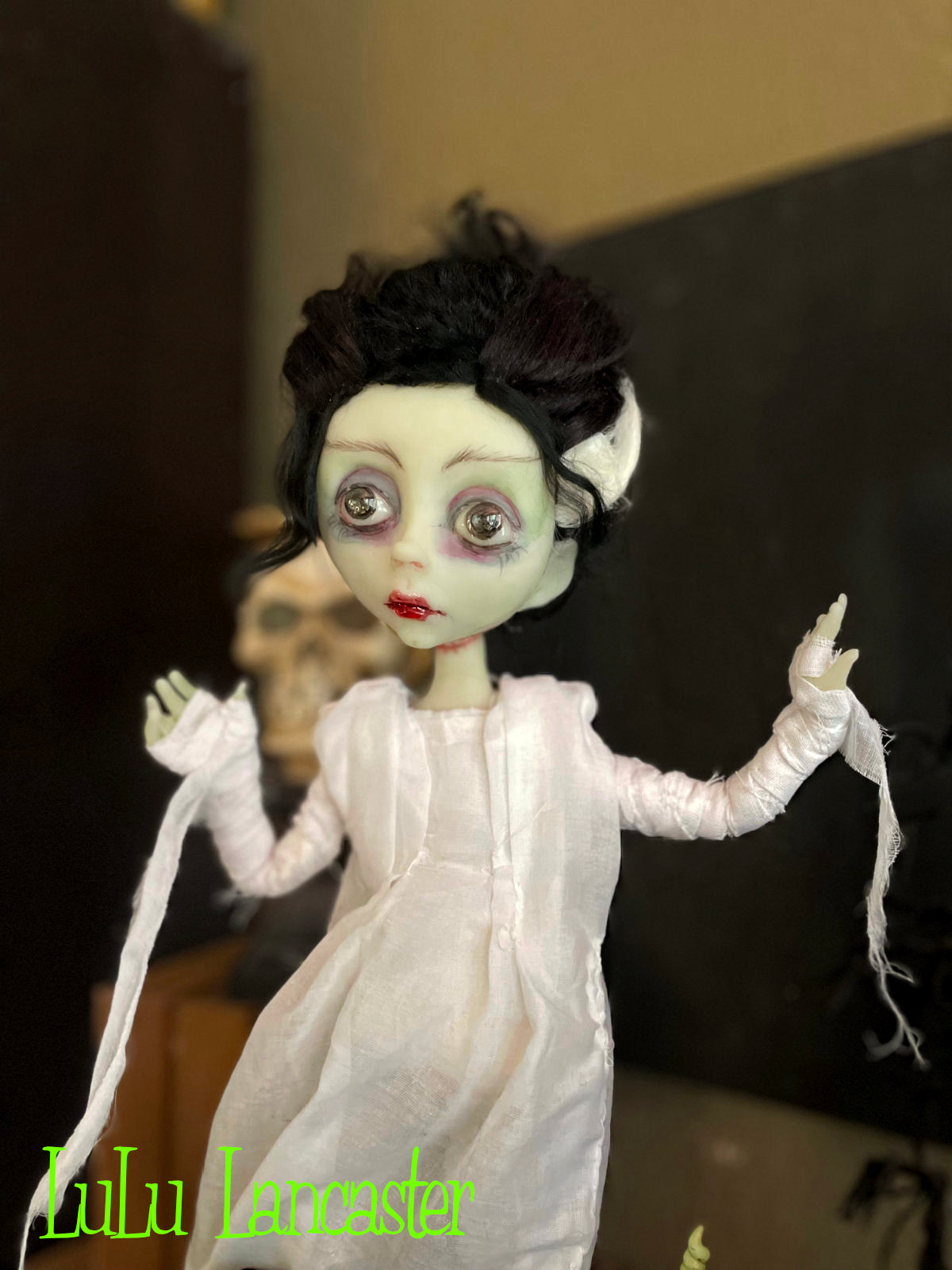 The Bride Original LuLu Lancaster Halloween Art Doll