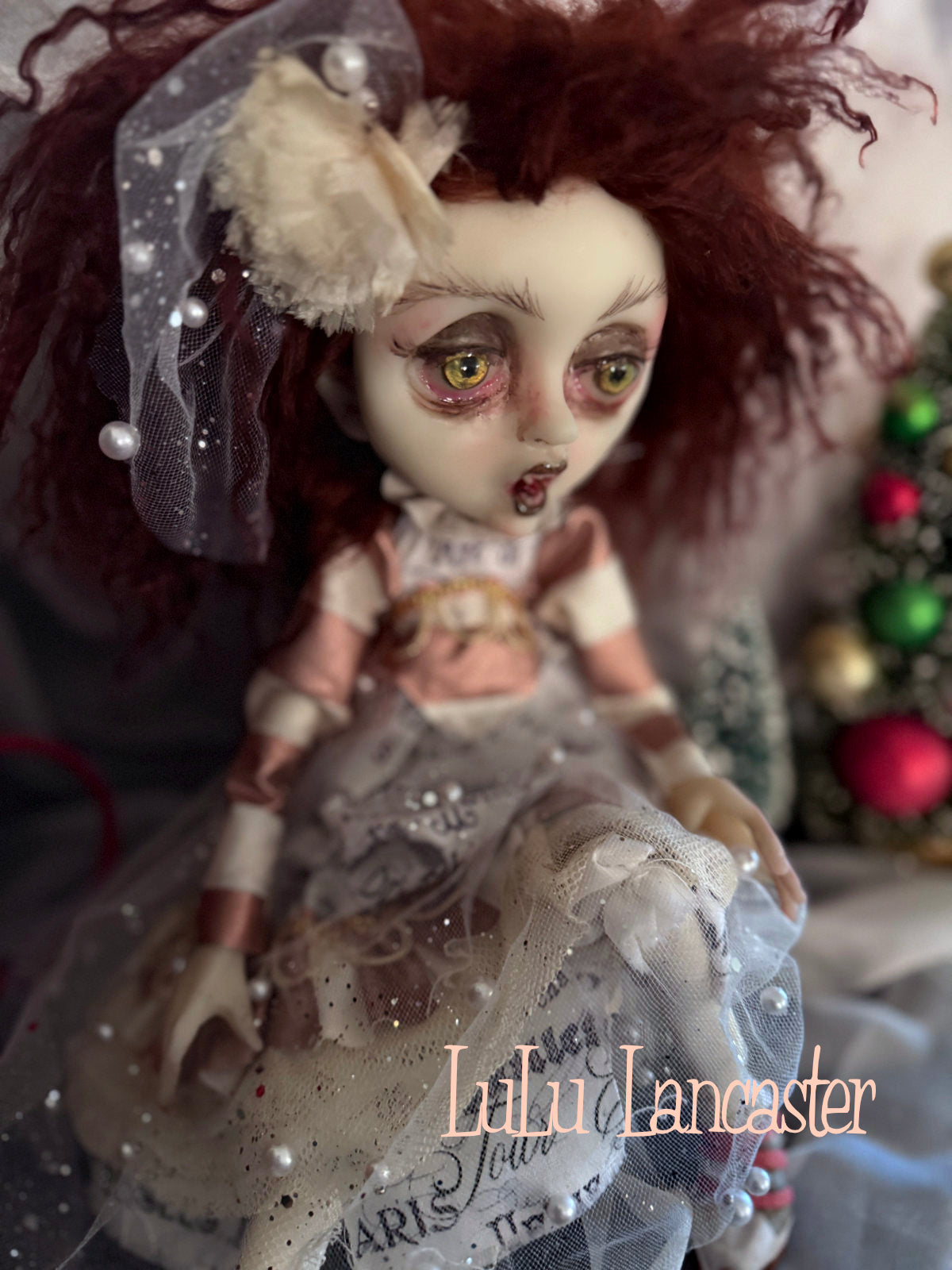 Bridgitte the winter Vampire Original LuLu Lancaster Art Doll