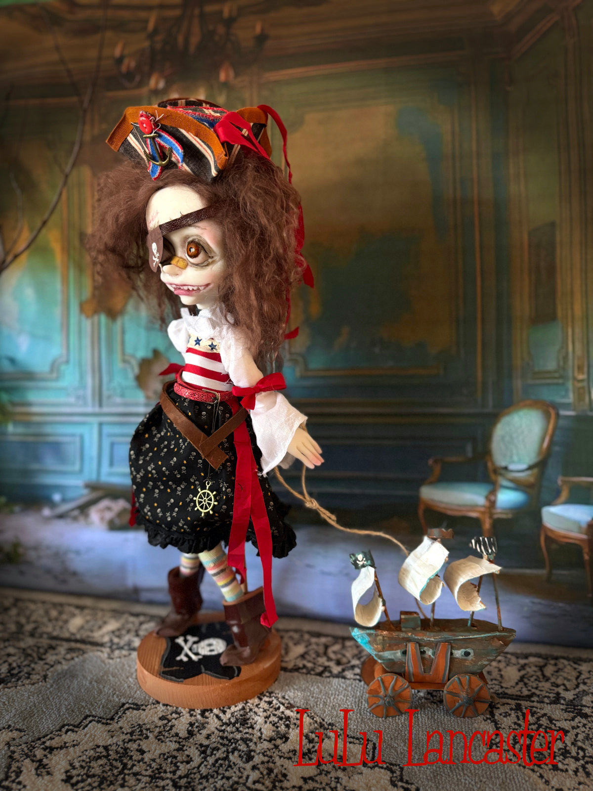 Buella the Buccaneer  ~Original LuLu Lancaster Art Doll
