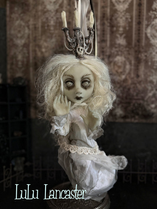 Carmen glow in the dark hanging ghost Original LuLu Lancaster Art Doll