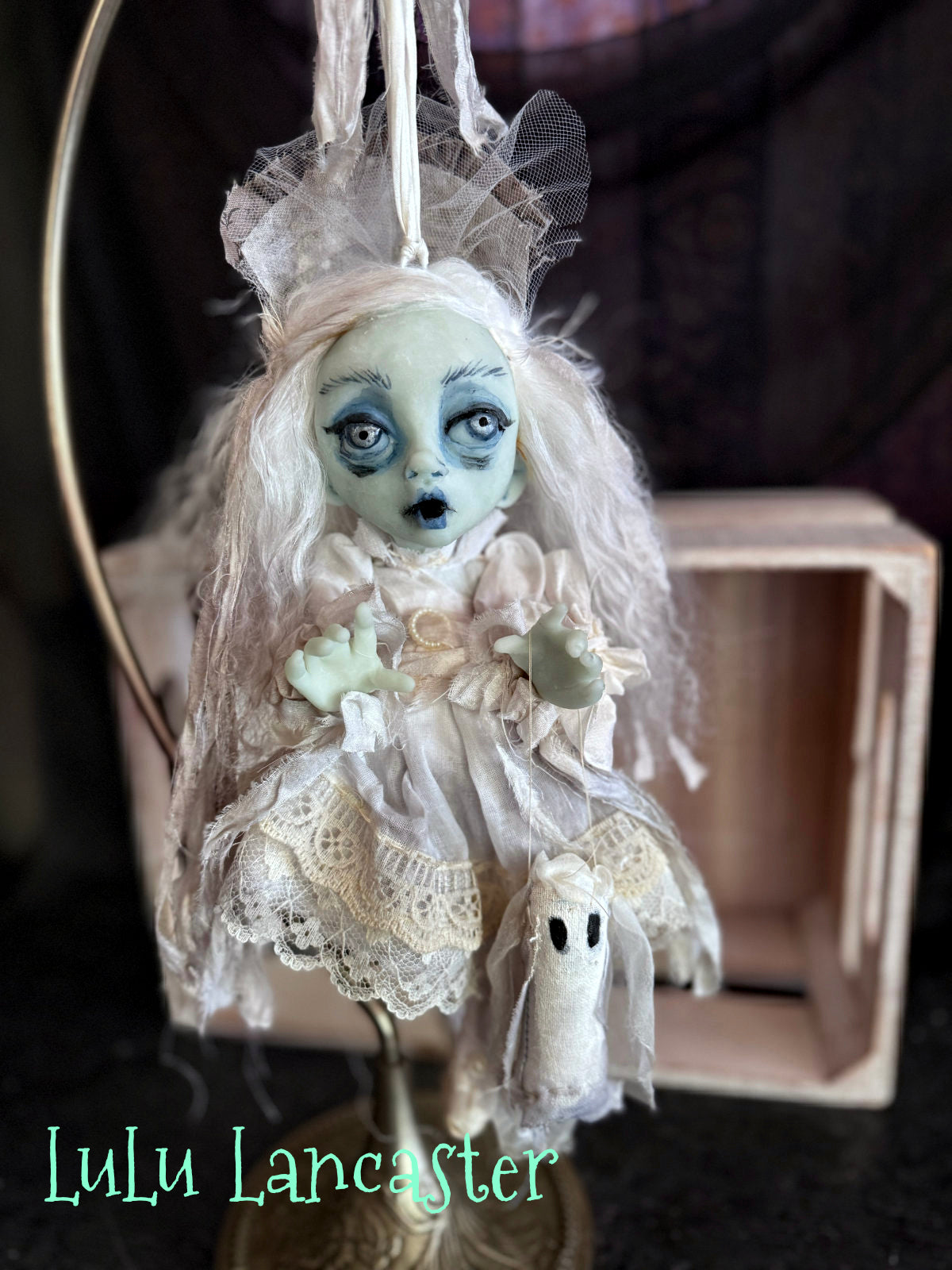 Cassie Mini Glow Ghostie Halloween Original LuLu Lancaster Art Dolls