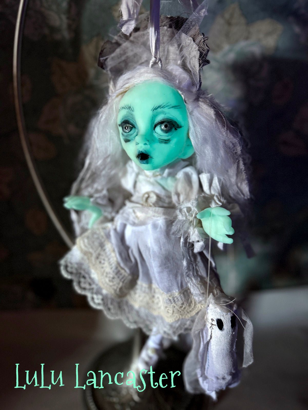 Cassie Mini Glow Ghostie Halloween Original LuLu Lancaster Art Dolls