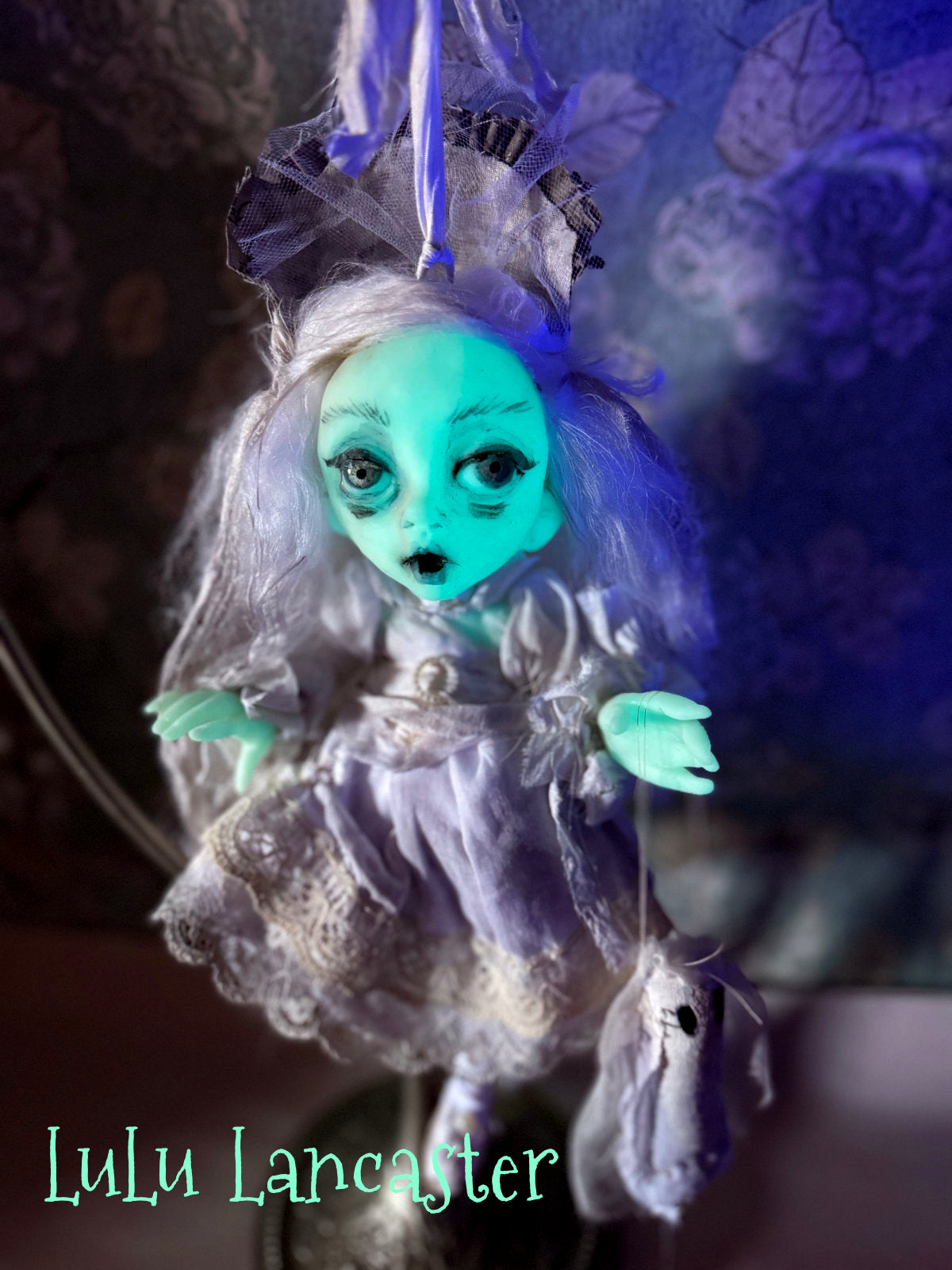 Cassie Mini Glow Ghostie Halloween Original LuLu Lancaster Art Dolls