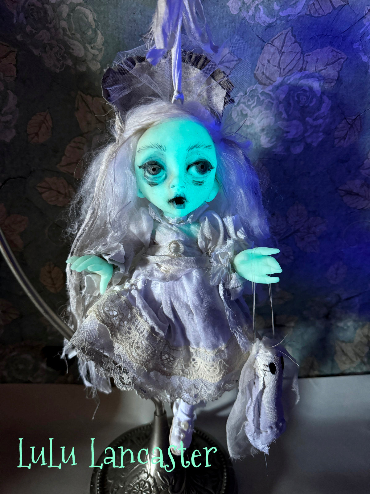 Cassie Mini Glow Ghostie Halloween Original LuLu Lancaster Art Dolls
