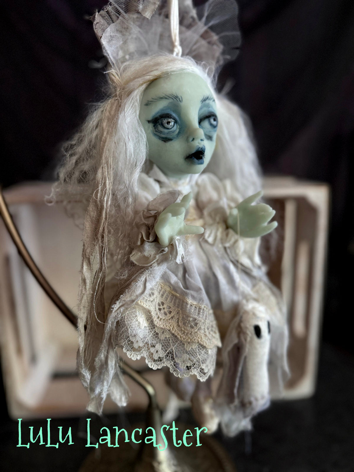 Cassie Mini Glow Ghostie Halloween Original LuLu Lancaster Art Dolls