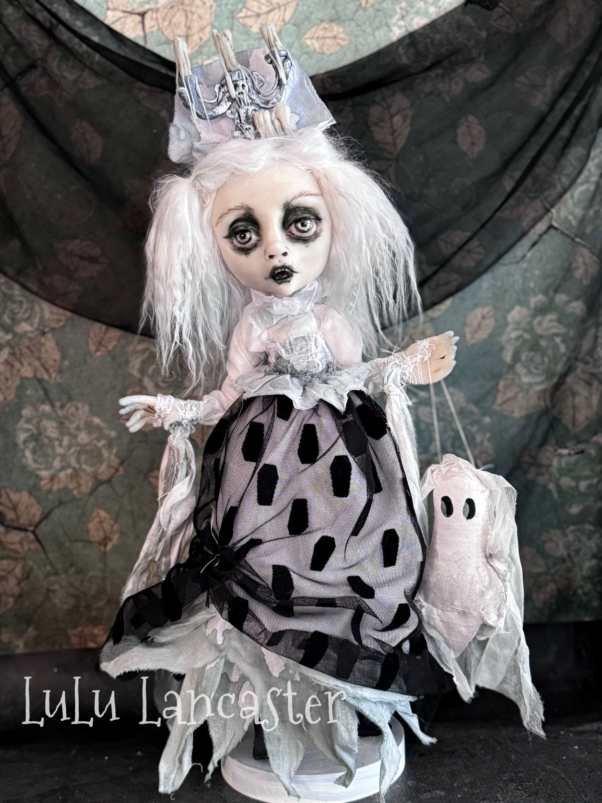 Chandra the Ghost Halloween Original LuLu Lancaster Art Dolls