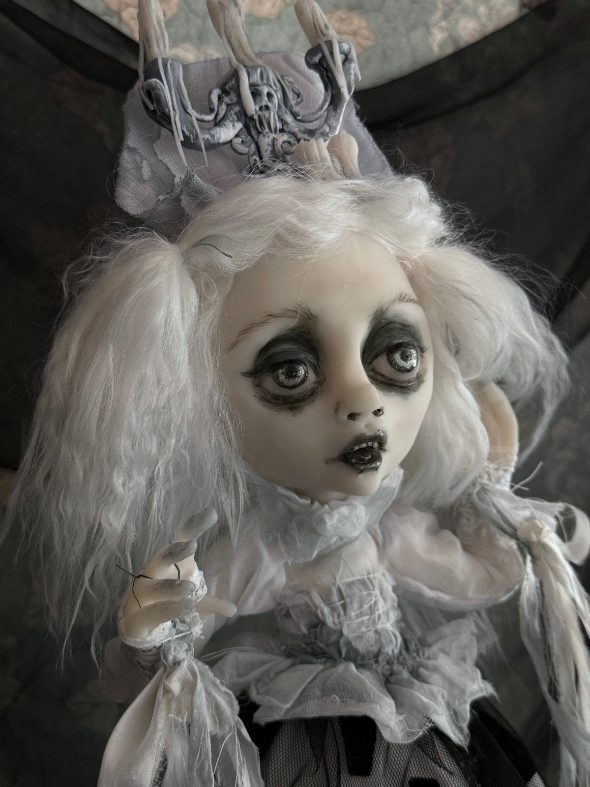 Chandra the Ghost Halloween Original LuLu Lancaster Art Dolls