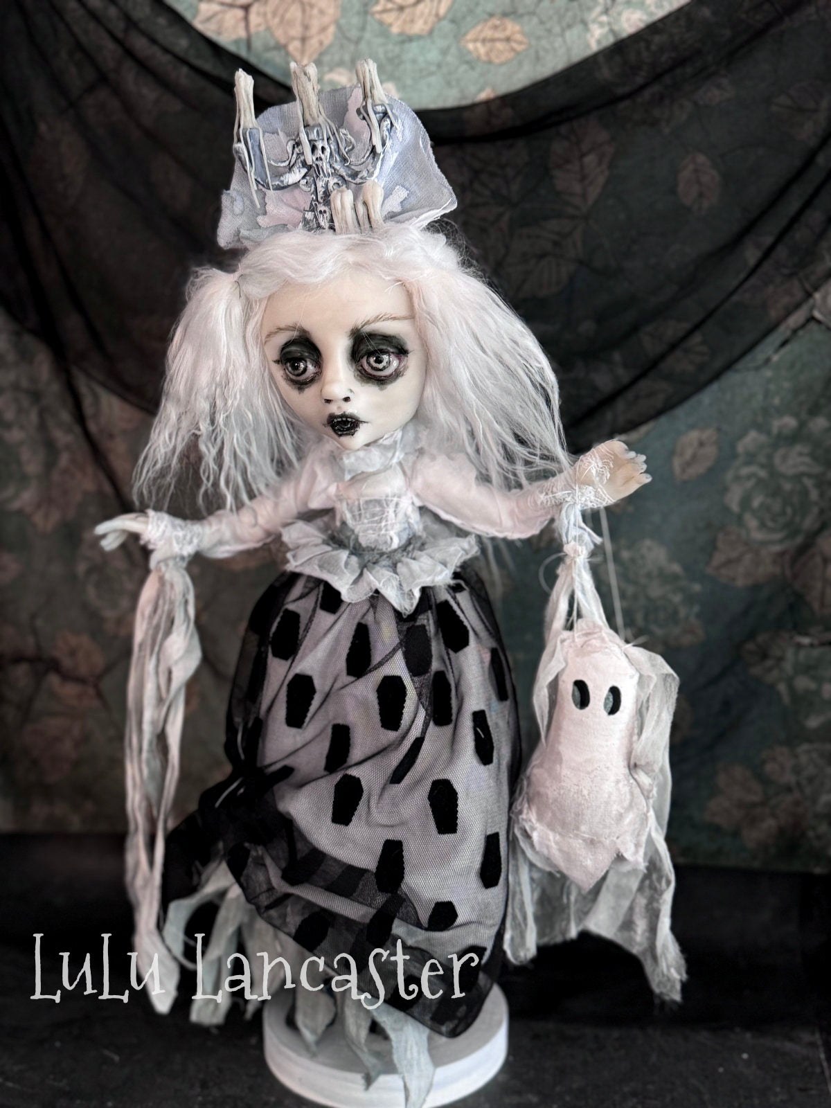 Chandra the Ghost Halloween Original LuLu Lancaster Art Dolls