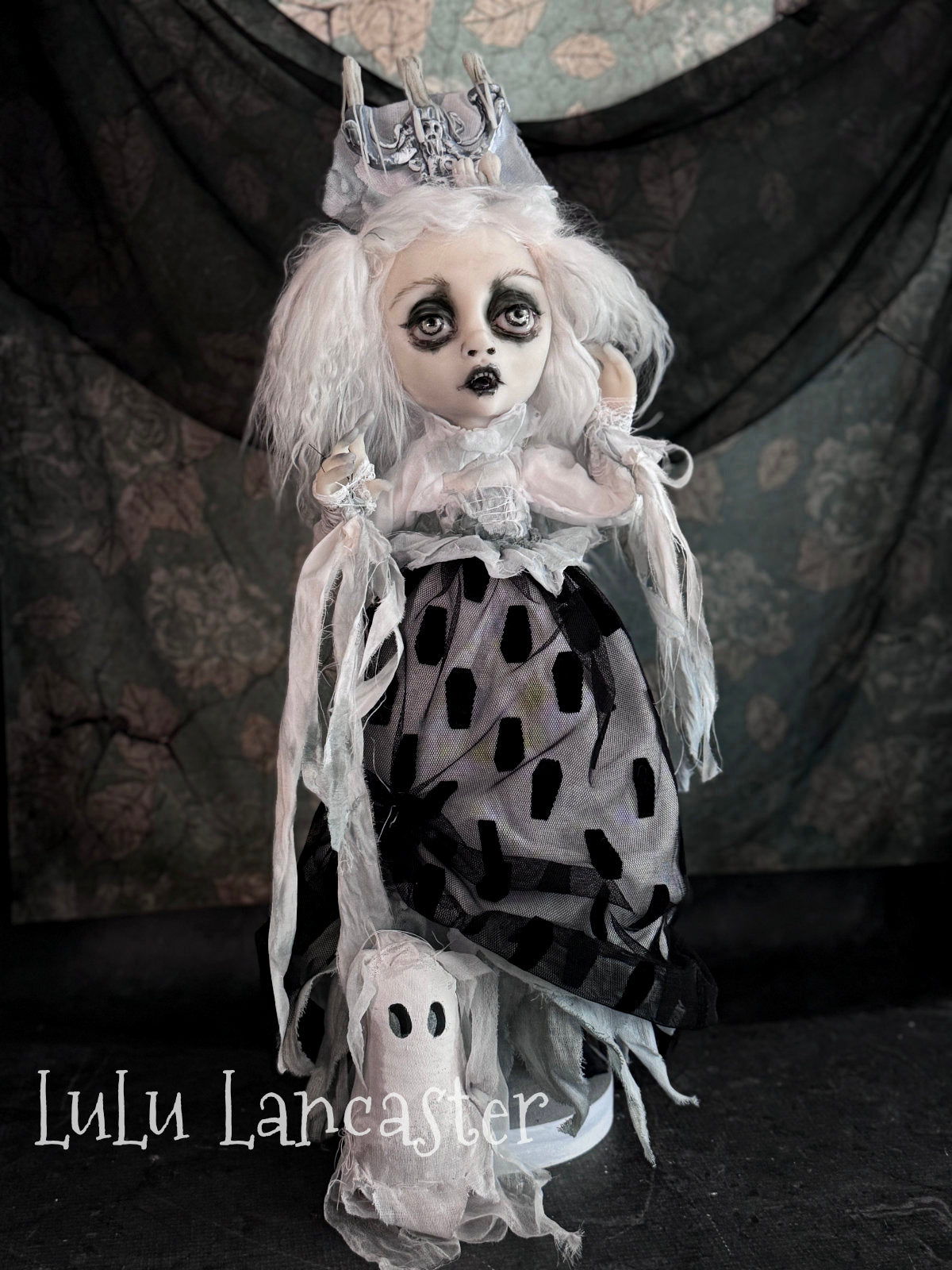 Chandra the Ghost Halloween Original LuLu Lancaster Art Dolls