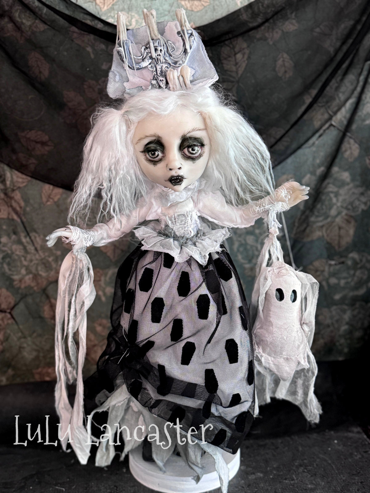 Chandra the Ghost Halloween Original LuLu Lancaster Art Dolls