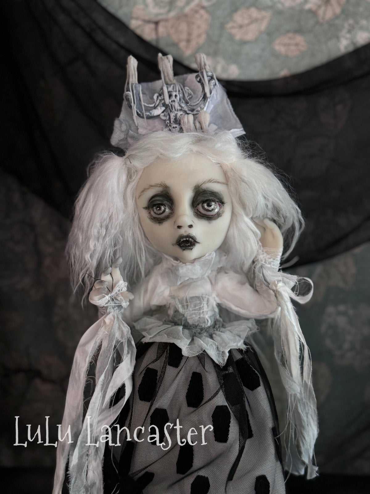 Chandra the Ghost Halloween Original LuLu Lancaster Art Dolls
