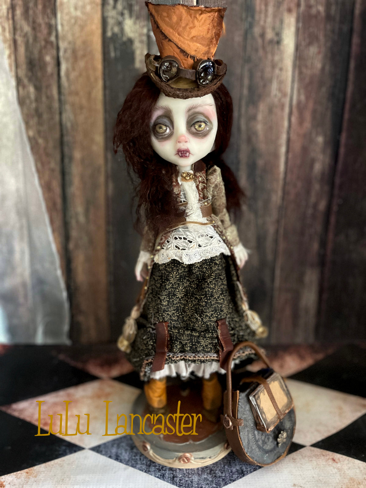 Cheyanne Constant the Steampunk Vampire Original LuLu Lancaster Art Doll