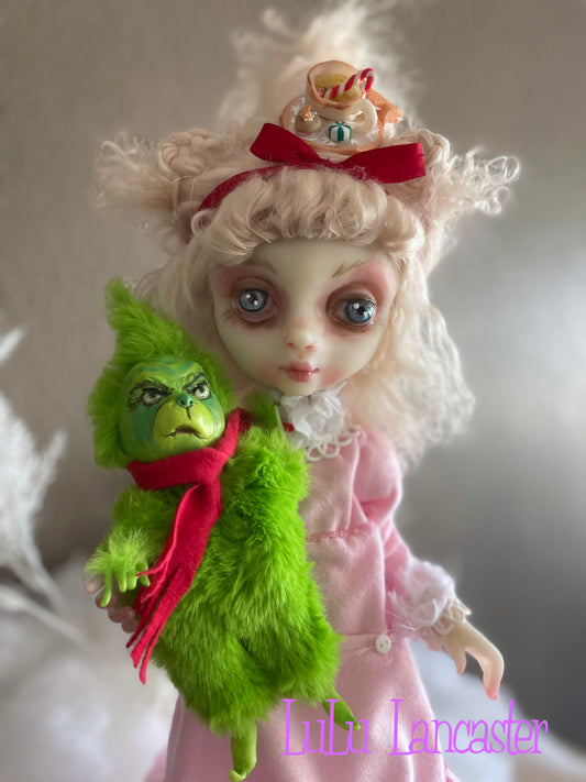 CindyLou and Baby Grinchy LuLu's Holiday Original LuLu Lancaster Art Doll