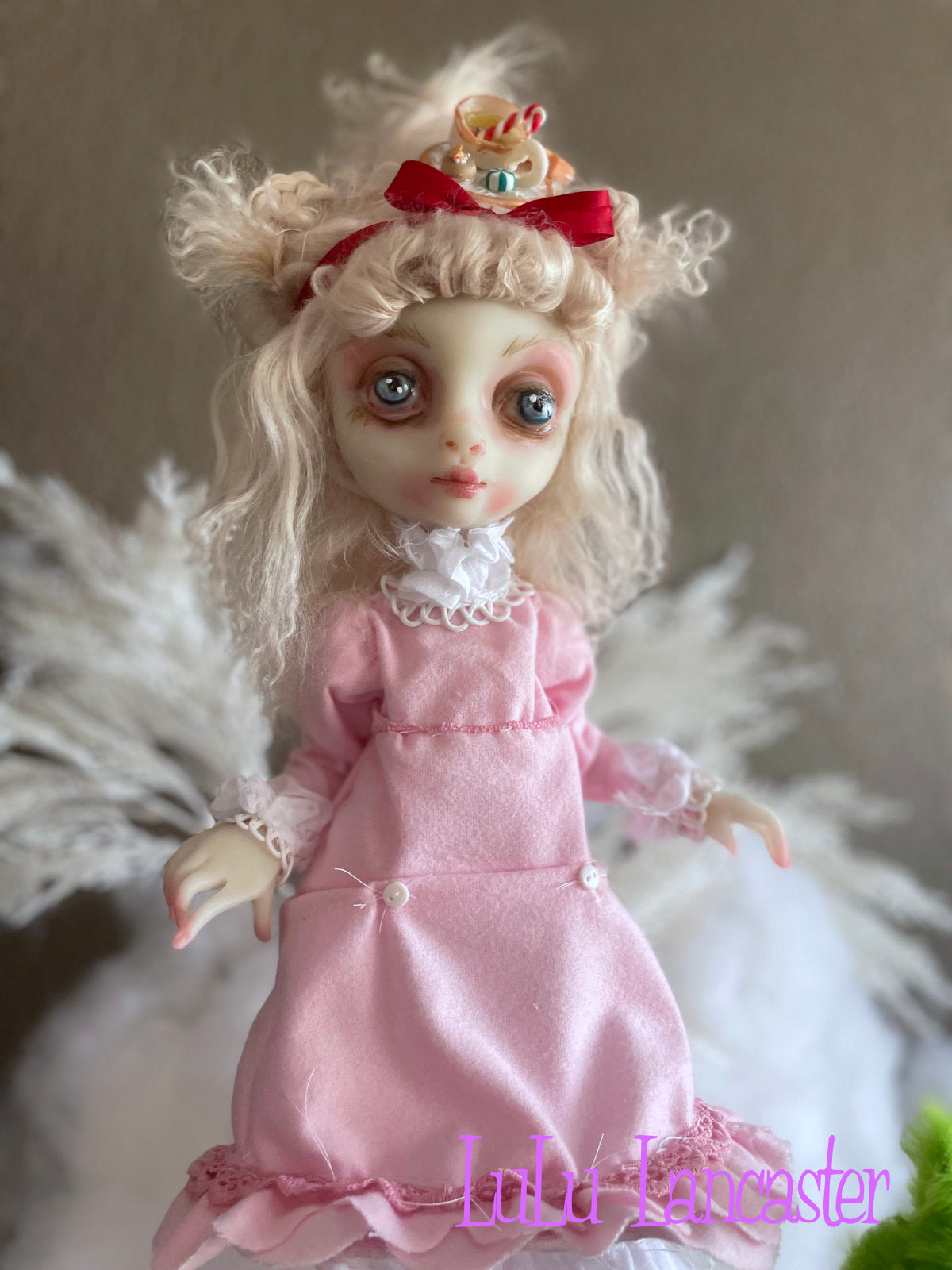 CindyLou and Baby Grinchy LuLu's Holiday Original LuLu Lancaster Art Doll