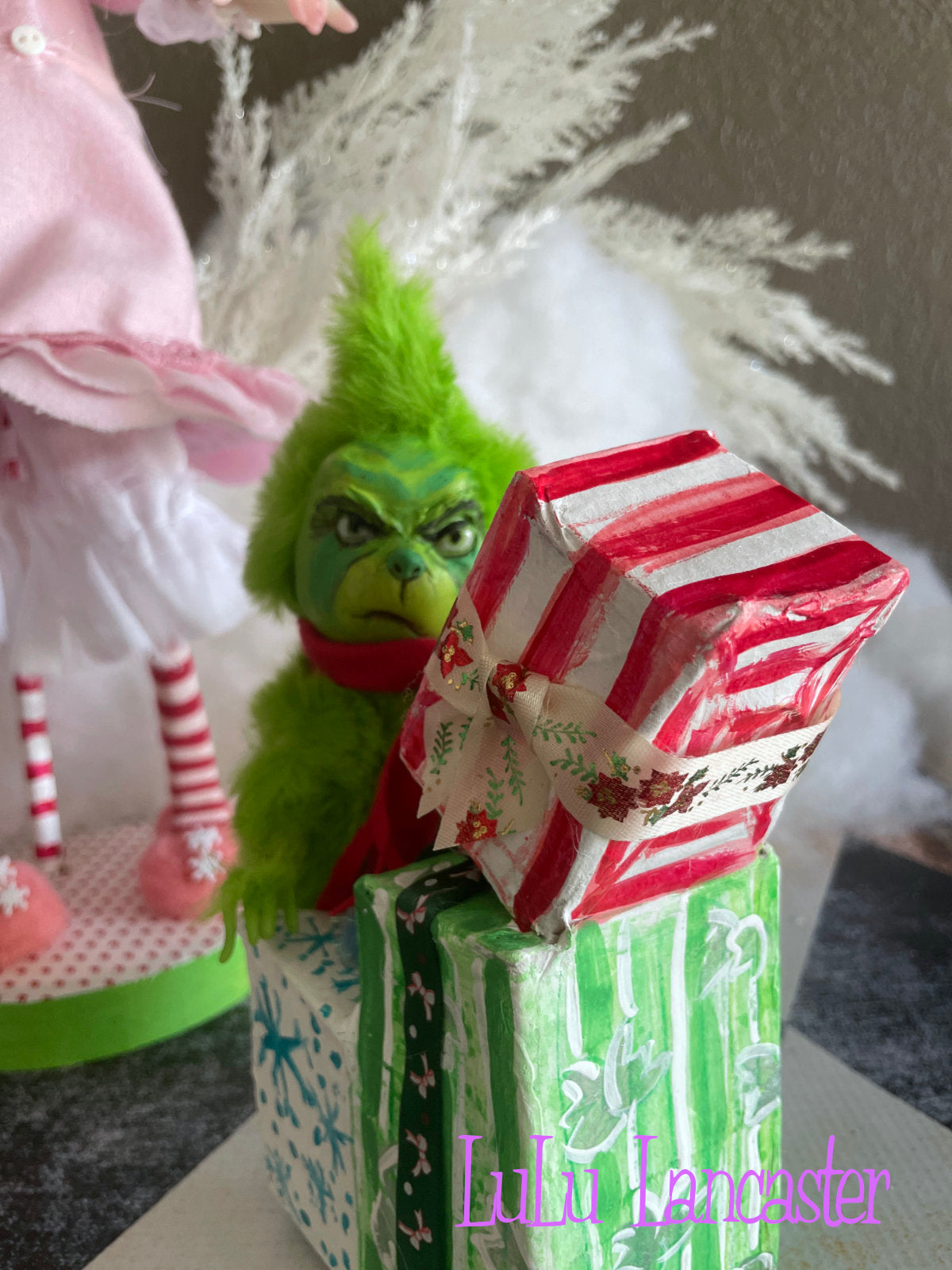 CindyLou and Baby Grinchy LuLu's Holiday Original LuLu Lancaster Art Doll