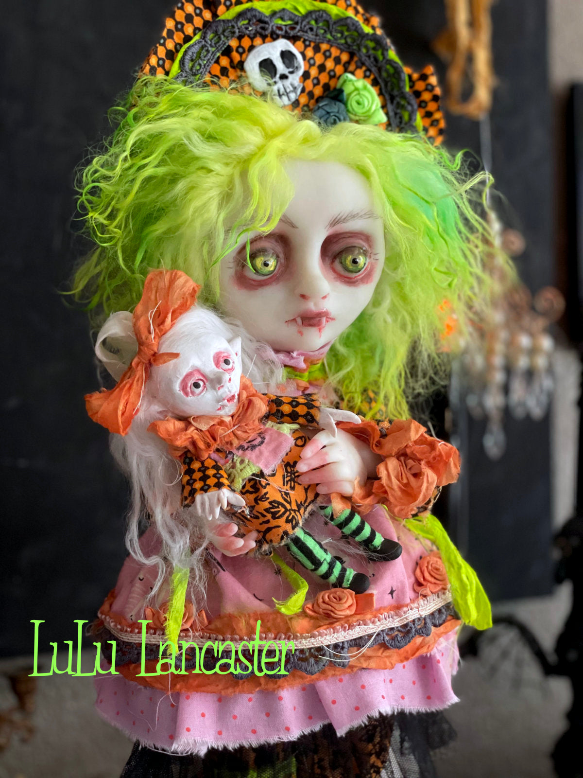 Cintha Vampire Original LuLu Lancaster Halloween Art Dolls